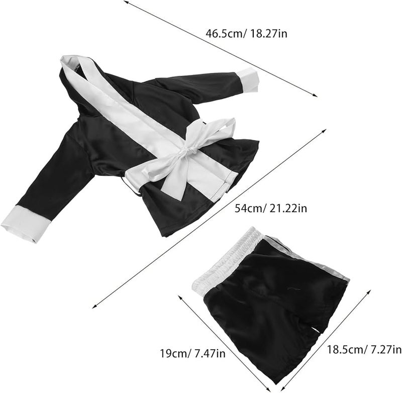 Newborn Boxing Outfit Baby Shower Cosplay Costume Photography Prop For Infant Boys Girls - Image 2